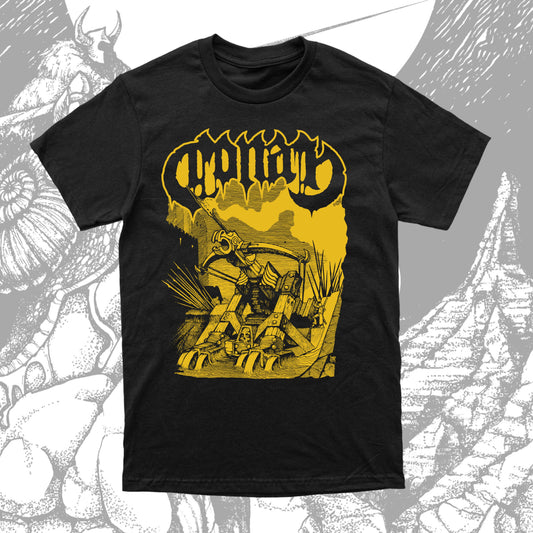 Mega Scorpio Black T Shirt w/ Gold ink